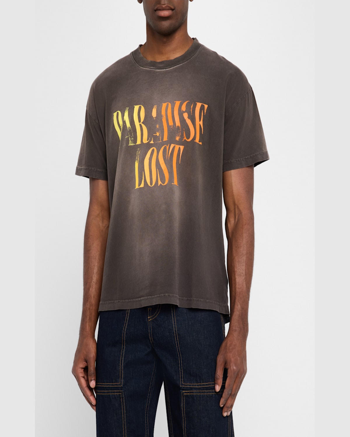 Alchemist Men's Paradise Lost Placeholder Graphic T-shirt In Brown