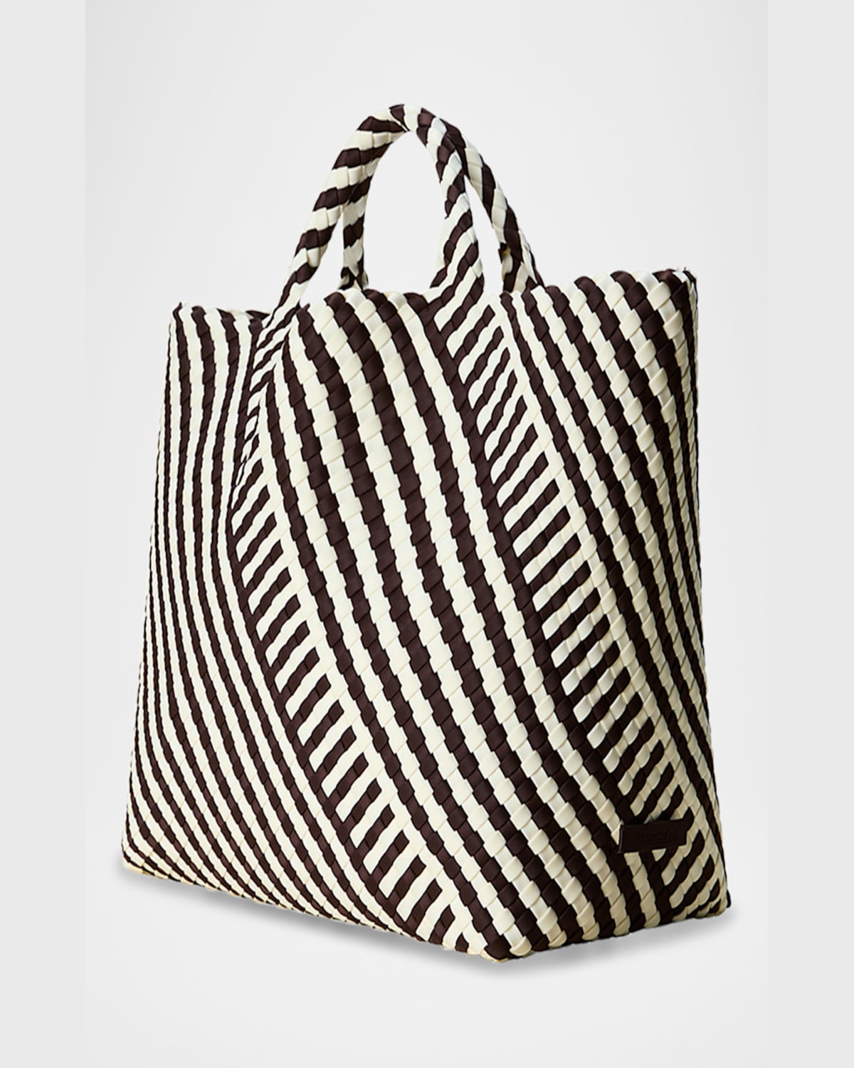 Naghedi St. Barths Large Geo Woven Tote Bag In Roma