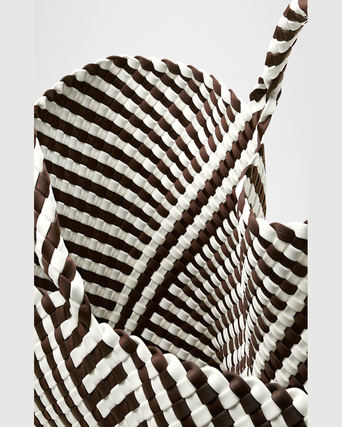 Naghedi St. Barths Large Geo Woven Tote Bag In Roma