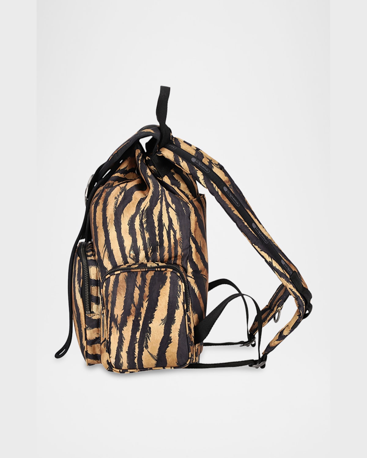 Lesportsac X Roberto Cavalli Napoli Zebra-print Backpack In Freedom Rum Napoli