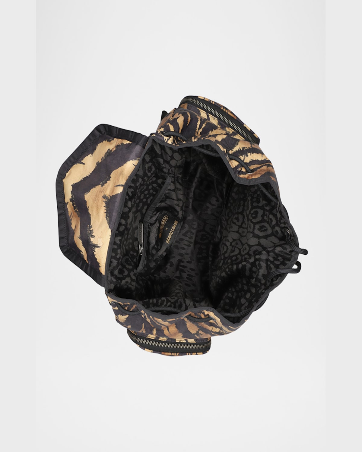 Lesportsac X Roberto Cavalli Napoli Zebra-print Backpack In Freedom Rum Napoli