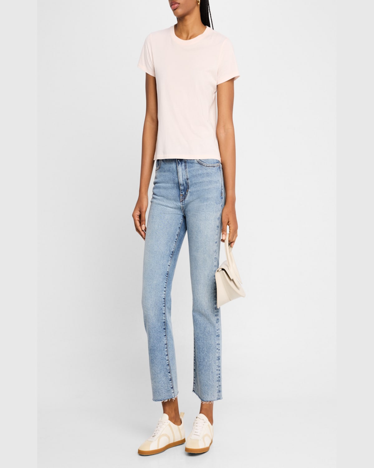 Frame The Ruler Crop Jeans In Dolly