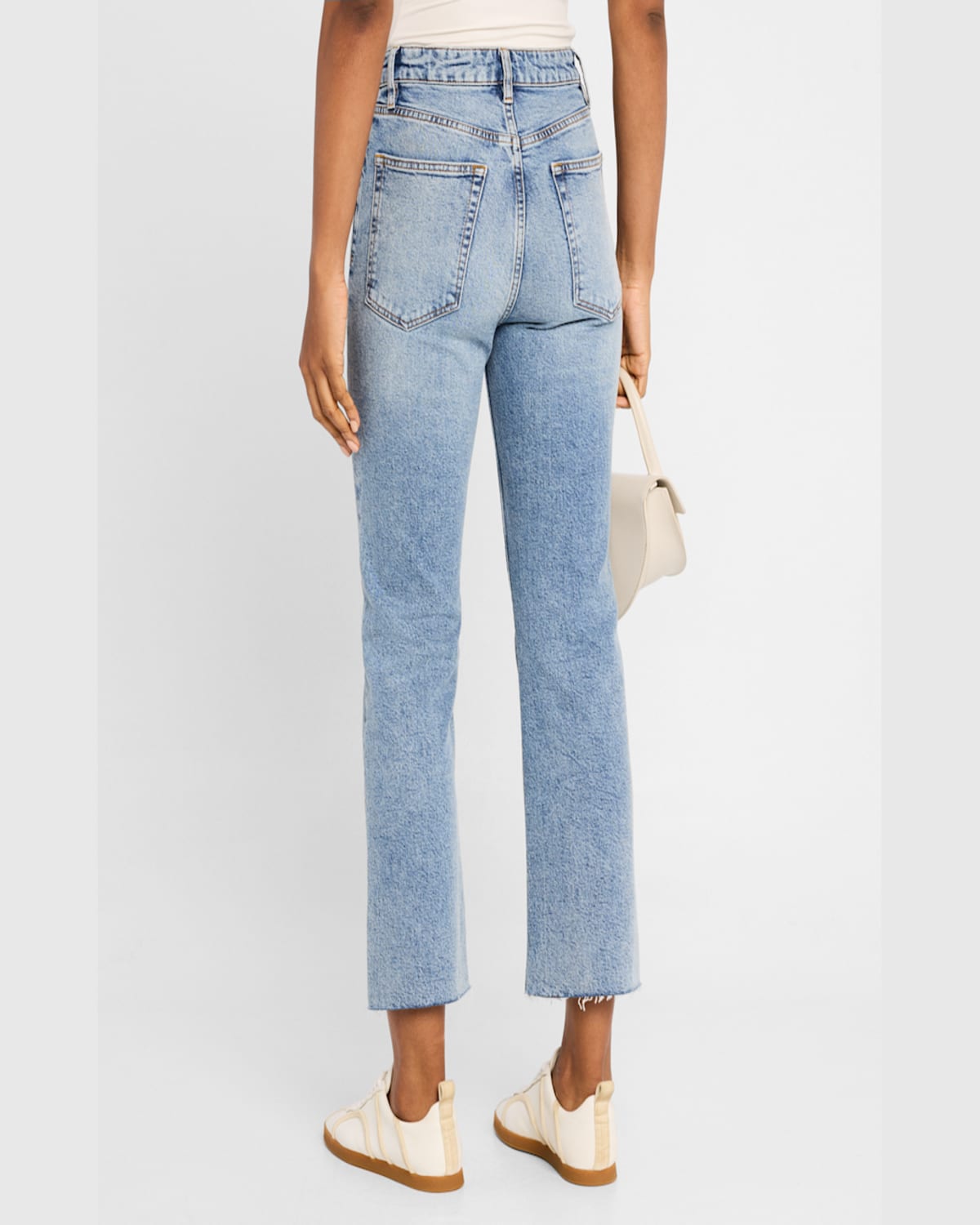 Frame The Ruler Crop Jeans In Dolly