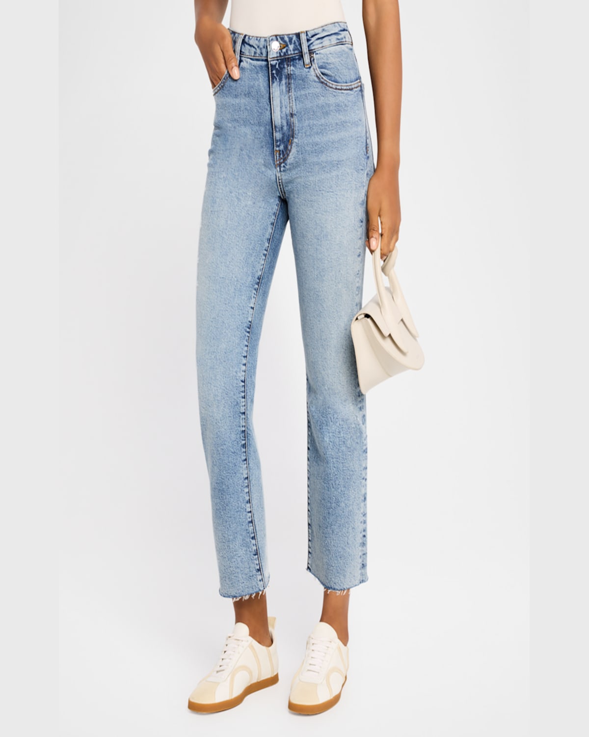 Frame The Ruler Crop Jeans In Dolly