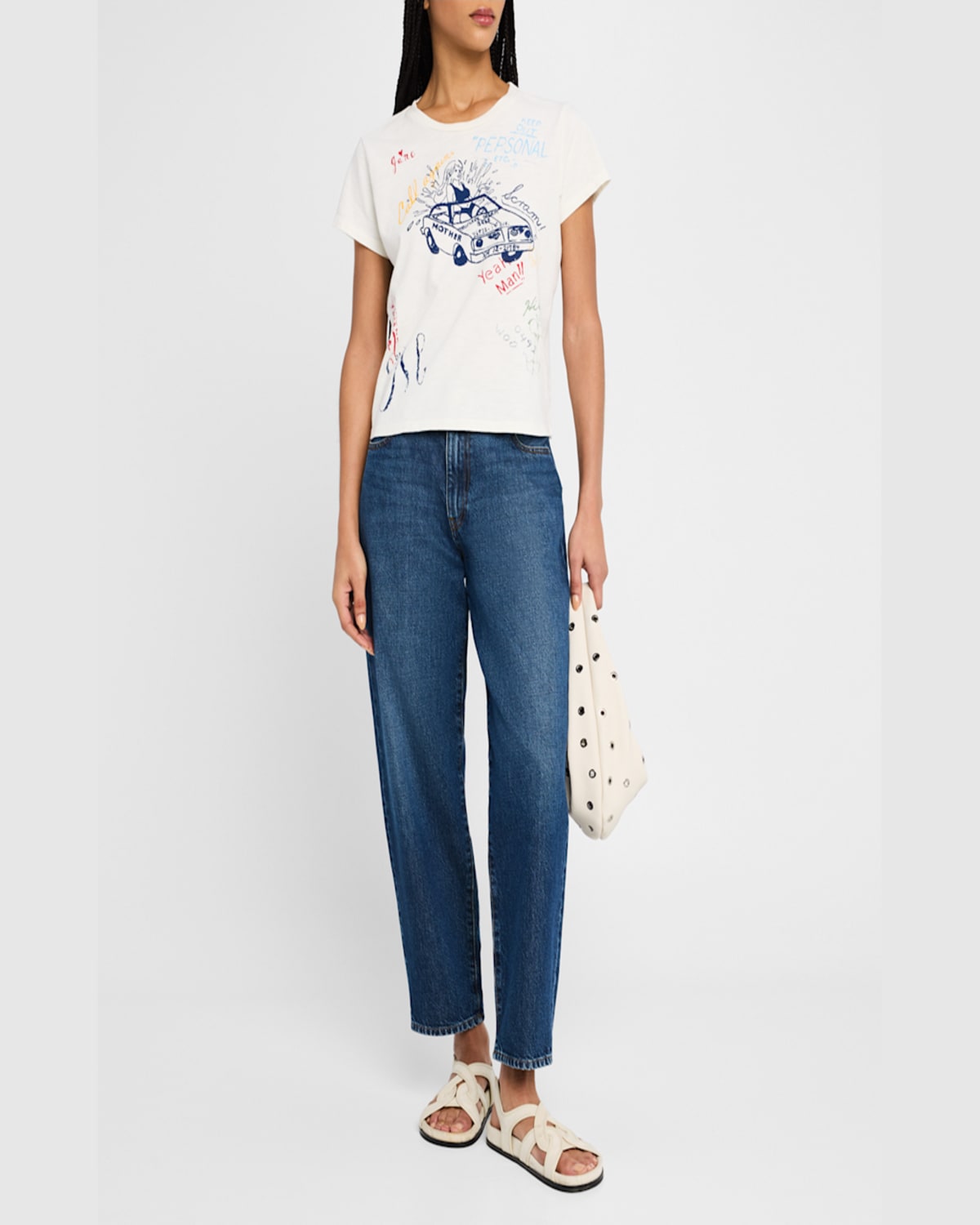Frame The Candle High Waist Barrel Jeans In Hampshire