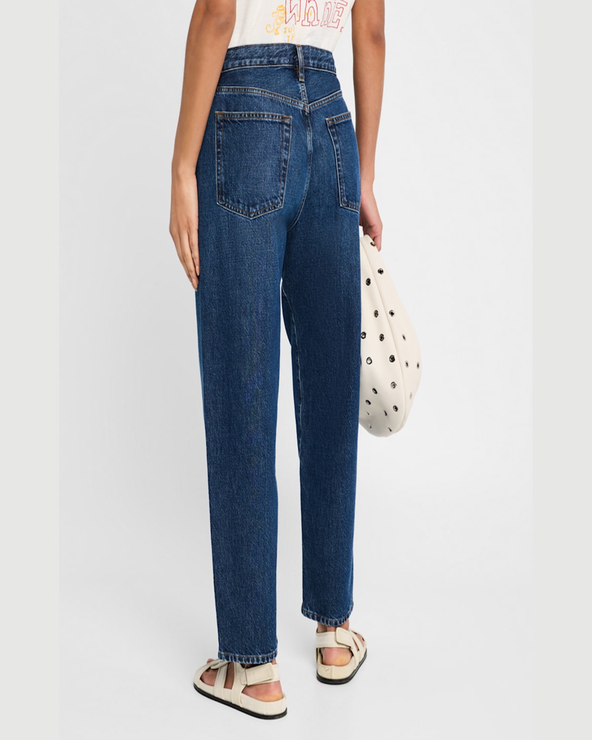 Frame The Candle High Waist Barrel Jeans In Hampshire