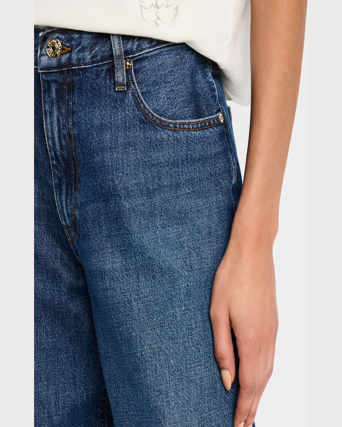 Frame The Candle High Waist Barrel Jeans In Hampshire