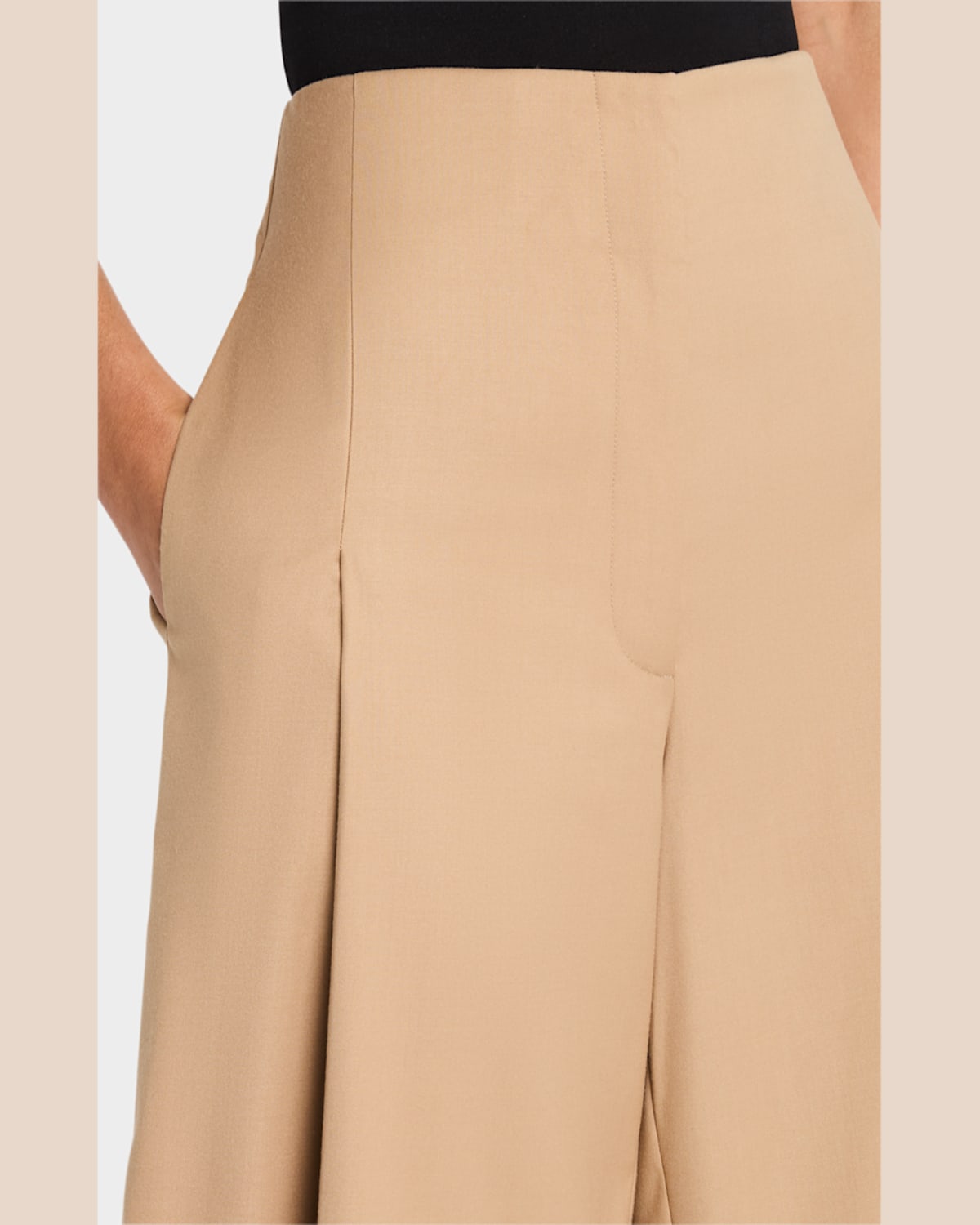 Clea Leon Long Twill Shorts In Chestnut