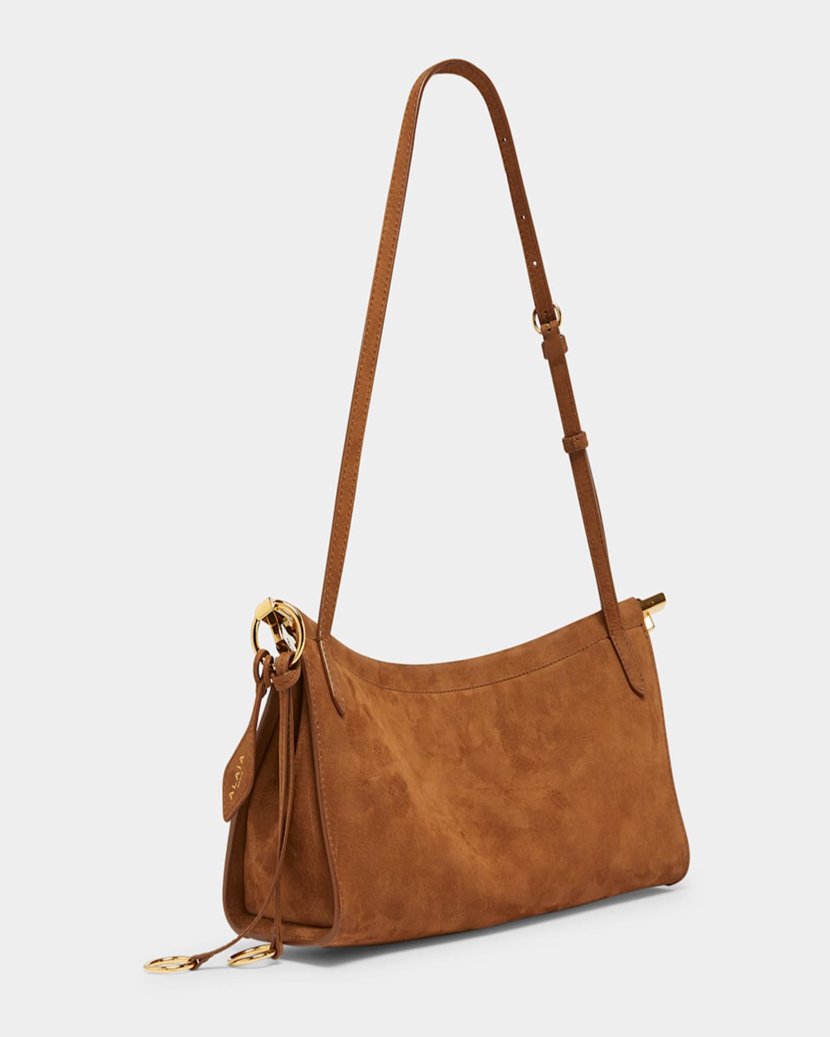 Alaïa Womens Terre D Ombre East West Magnetic-frame Leather Shoulder Bag In 731 Terre D Ombre