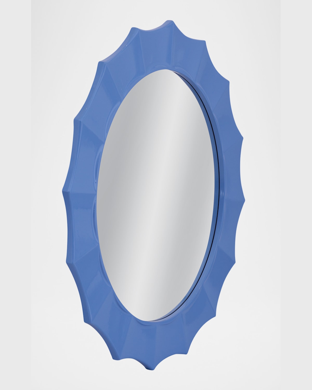 Katherine Noble By Bmc Blue Altair 36" Wall Mirror In Light Blue