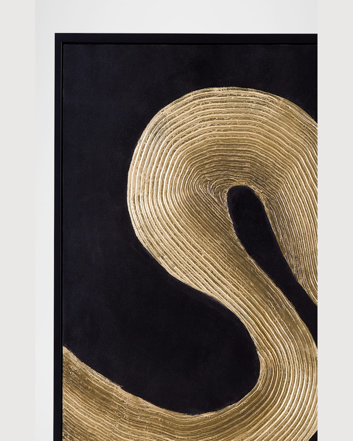 Katherine Noble By Bmc Connected Frame Canvas Painting, Set Of 2 In Black/gold