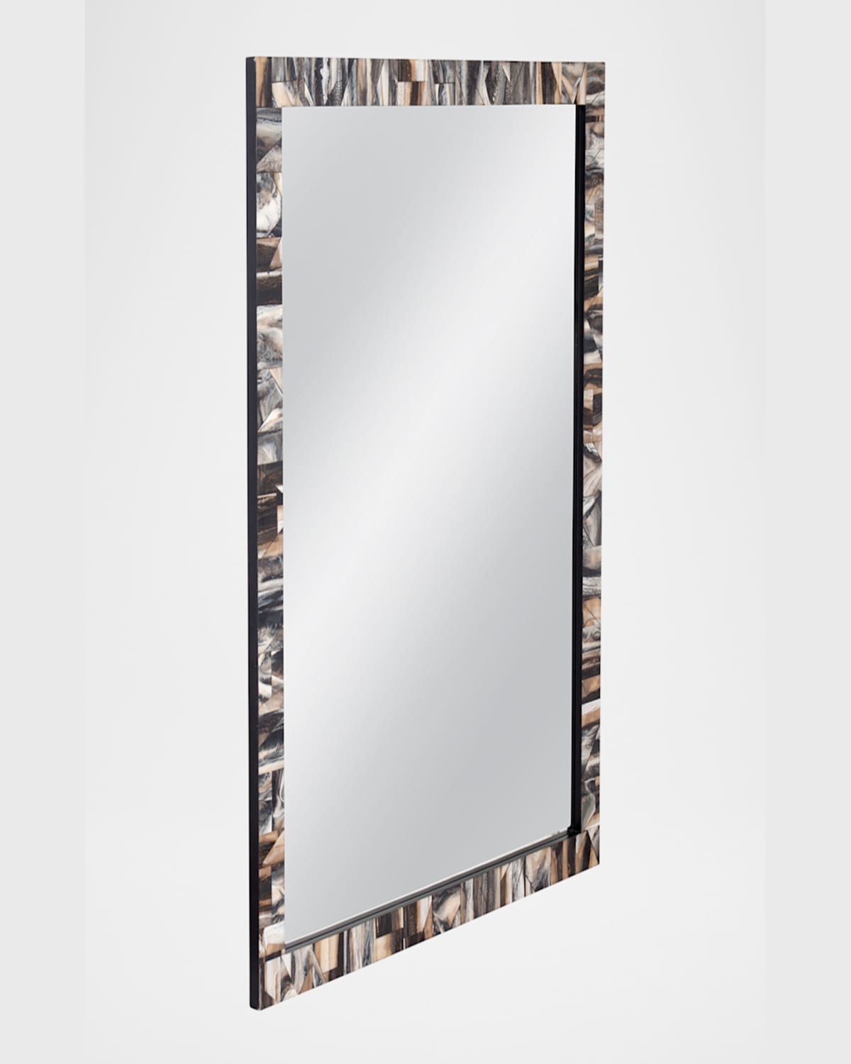 Katherine Noble By Bmc Kervo 58" Wall Mirror In Black/cream