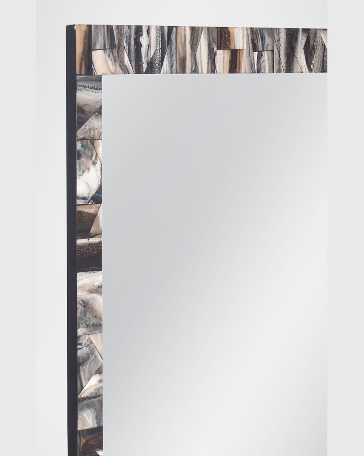 Katherine Noble By Bmc Kervo 58" Wall Mirror In Black/cream