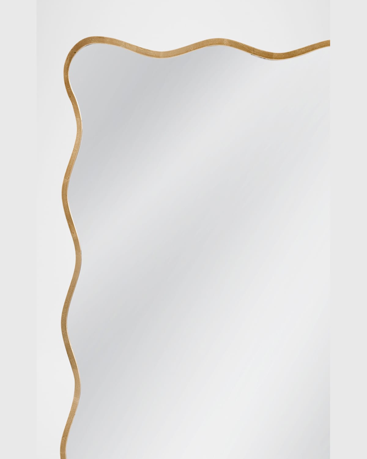 Katherine Noble By Bmc Hadar 50" Waved Wall Mirror In Gold