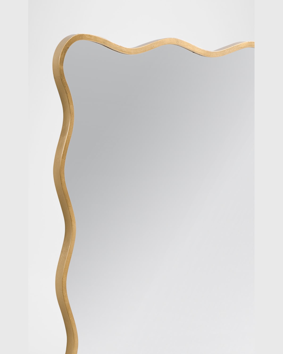 Katherine Noble By Bmc Hadar 50" Waved Wall Mirror In Gold