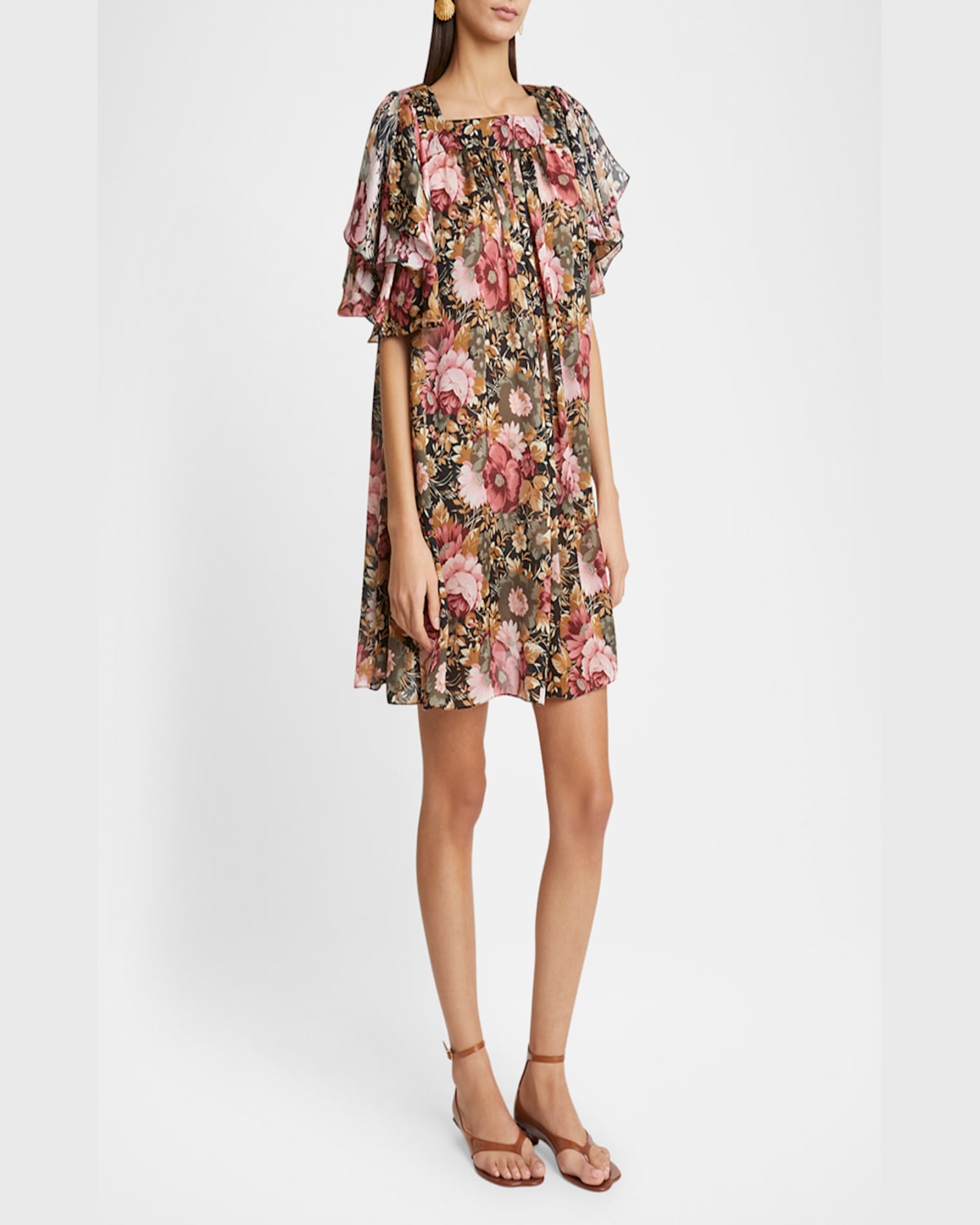 Chloé Chloe' Women Floral Dress In Black