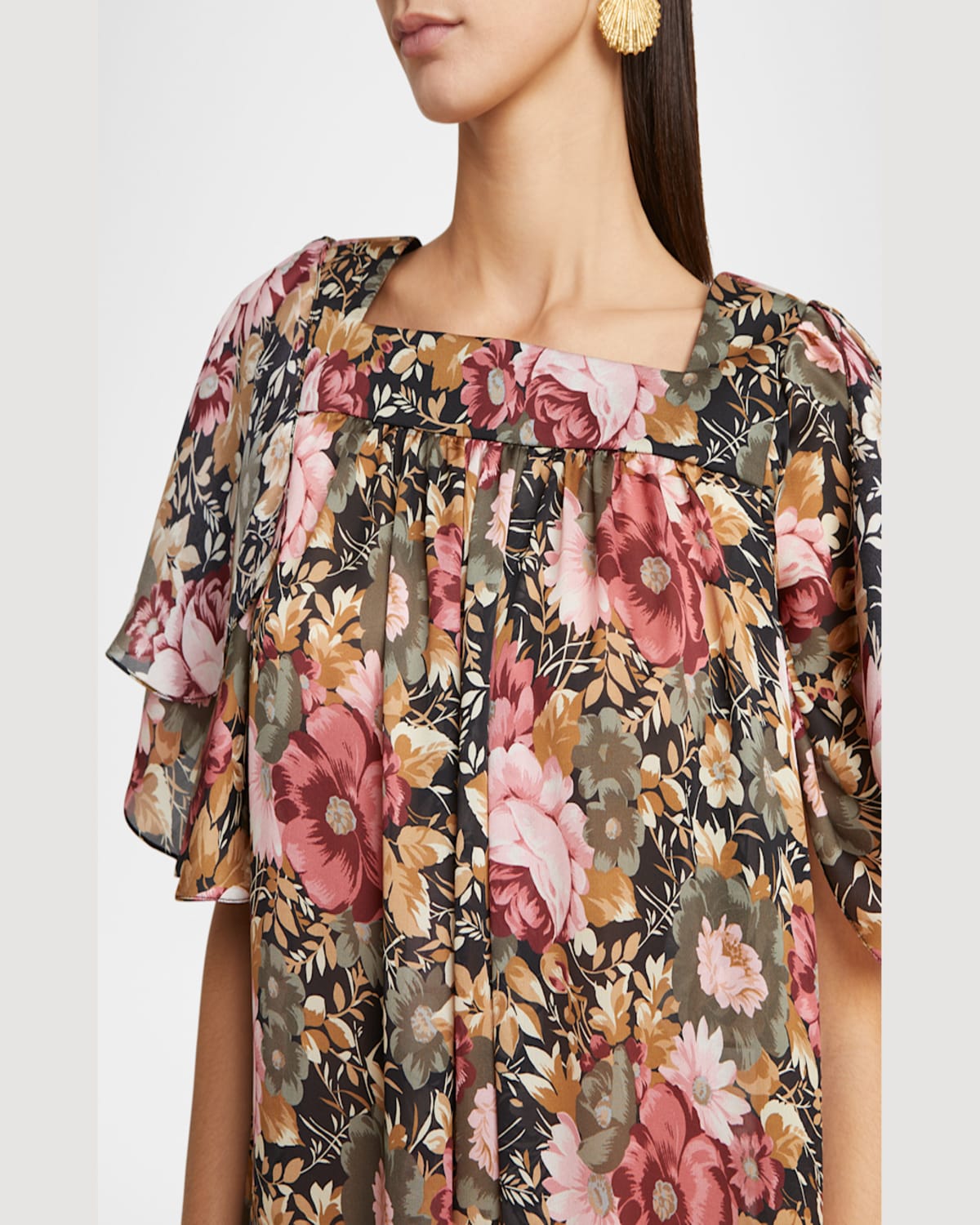 Chloé Chloe' Women Floral Dress In Black