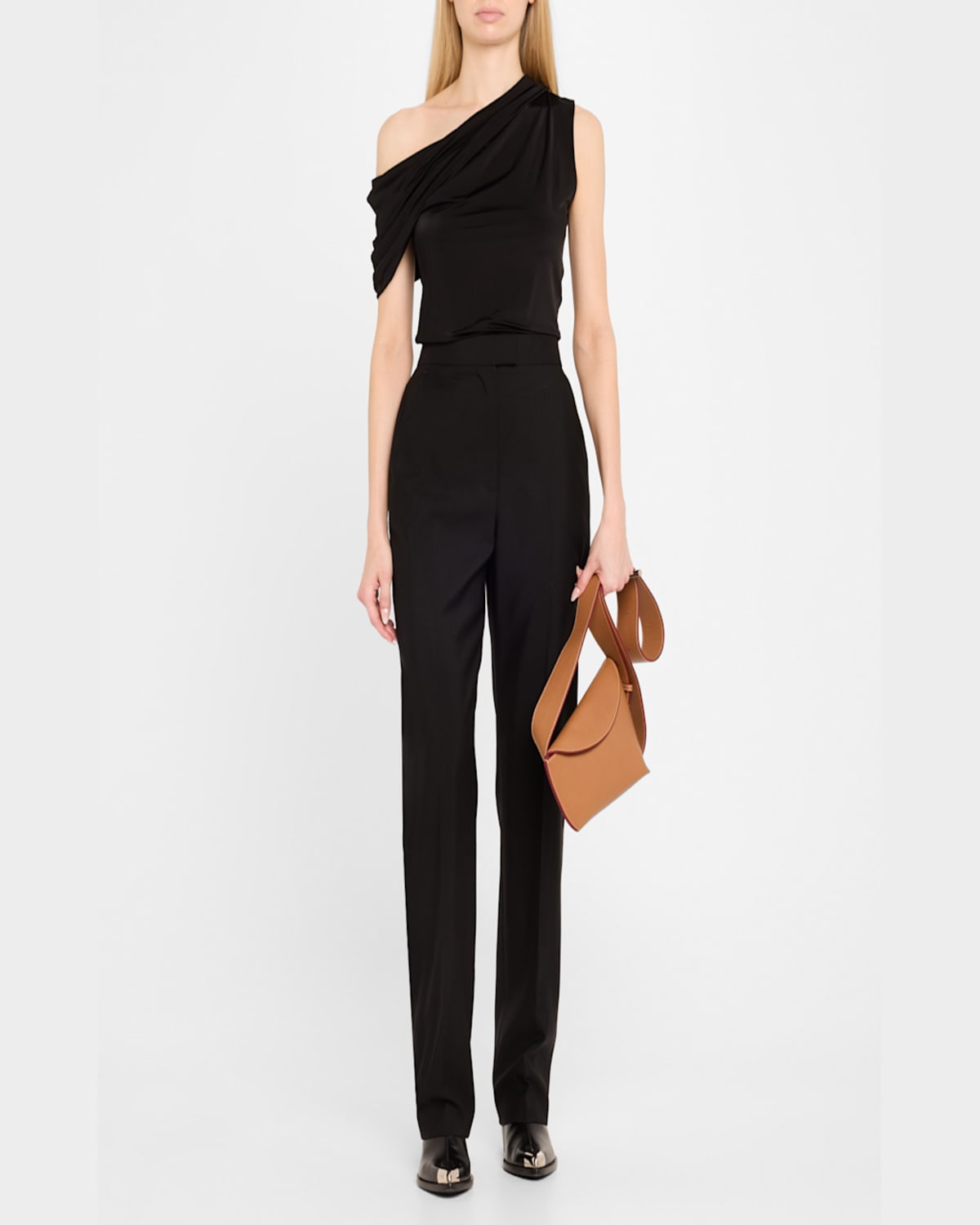 Alexander Mcqueen Leather The T-bar Sling Cross-body Bag In Pecan Silver