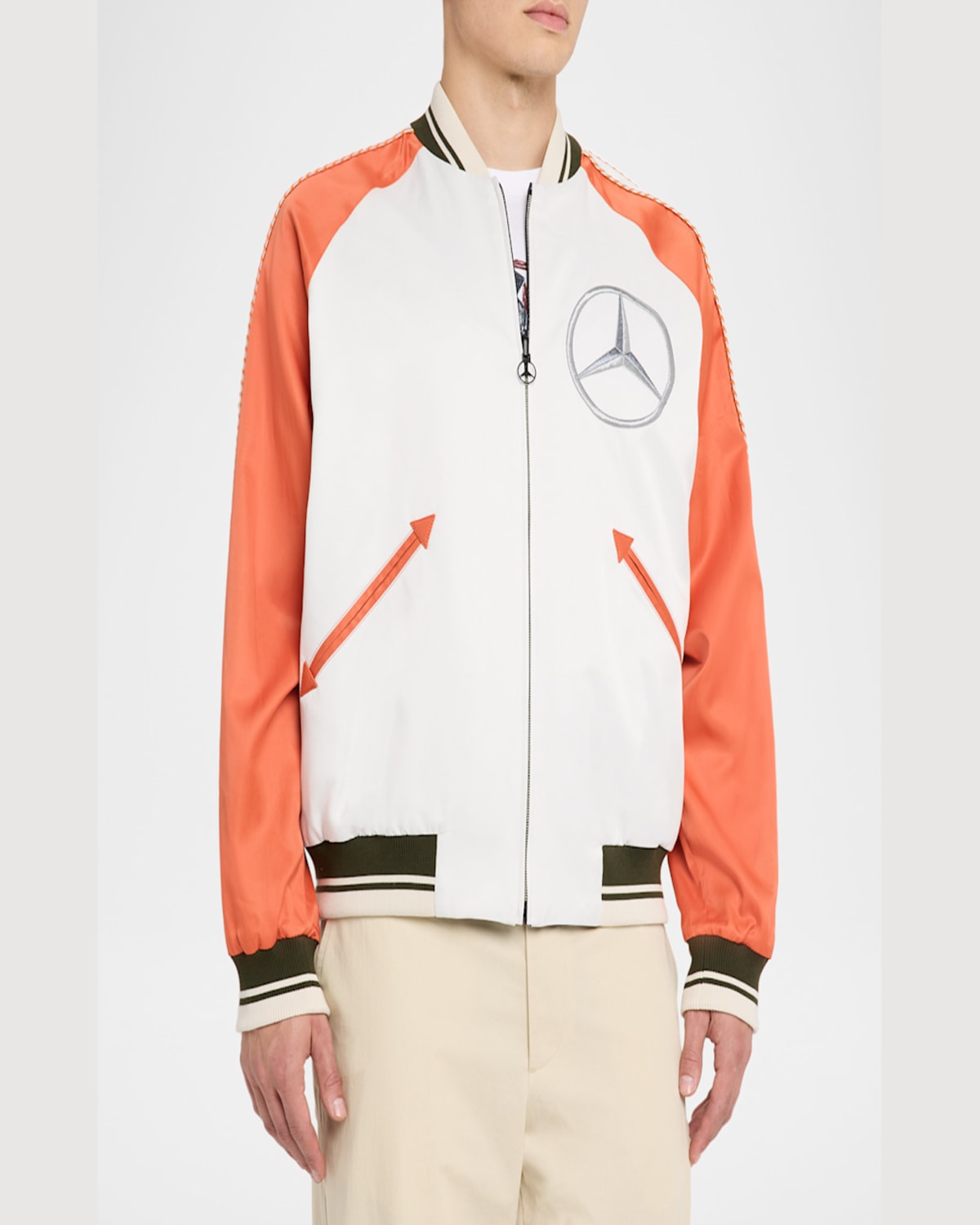 Moncler Genius Moncler X Mercedes-benz 'satet' Reversible Bomber Jacke