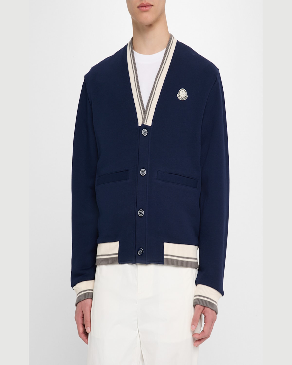 Moncler Sweat En Coton Matelassé X Mercedes-benz By Nigo In Medium Blue