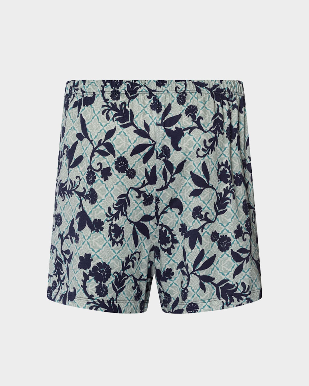 Hanro Cotton Sporty Cotton Boxer In Moonshine Tiles