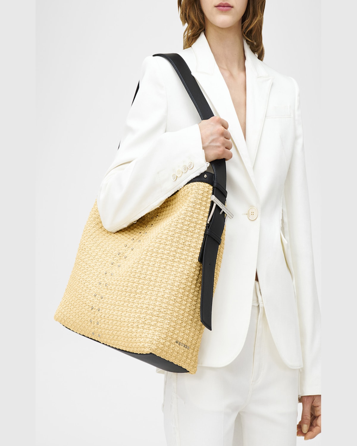 Alexander Mcqueen Mcqueen T-bar Sling Shoulder Bag In Sand