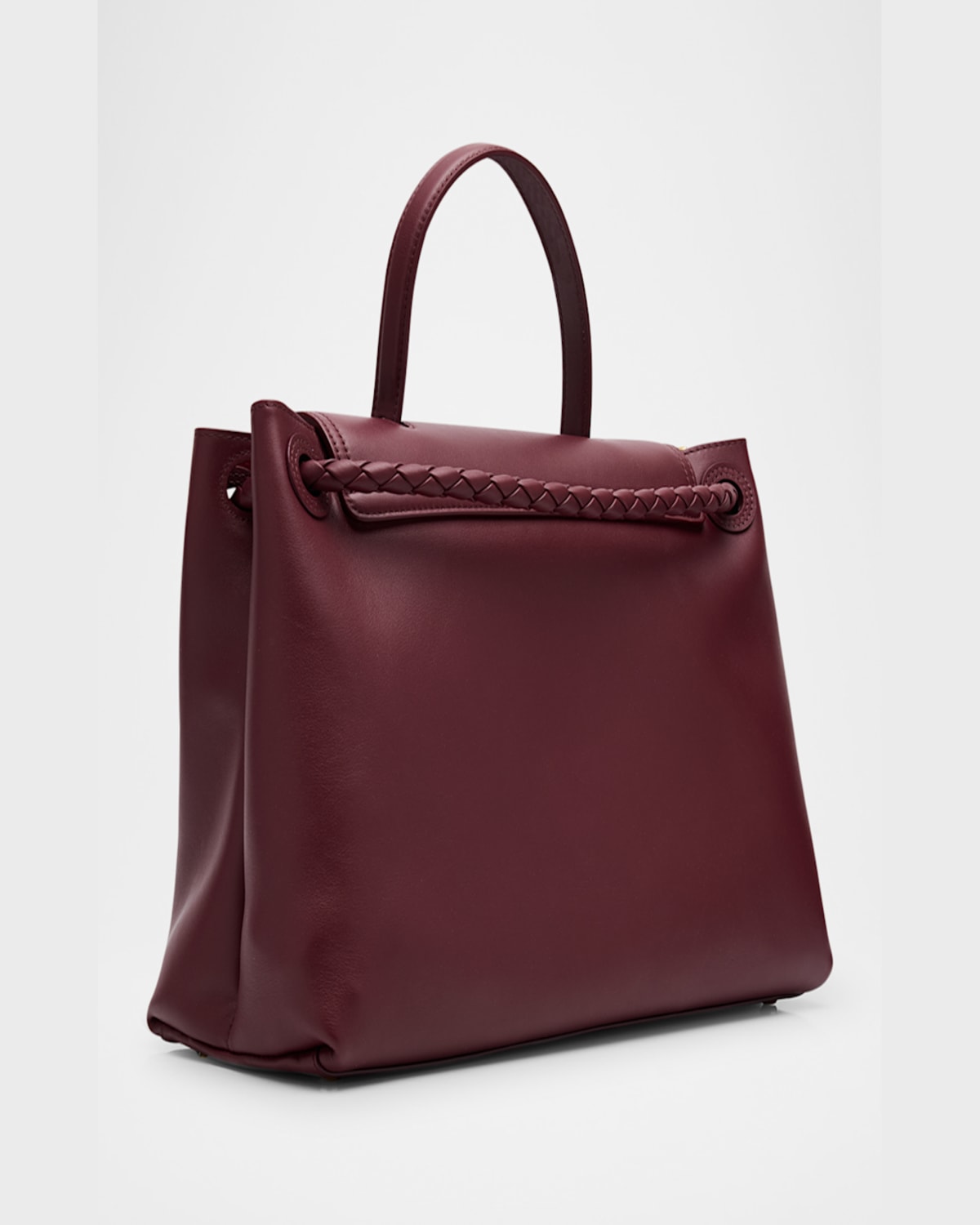 Bottega Veneta Womens Barolo-m Brass Ciao Ciao Medium Leather Top-handle Bag In Barolo