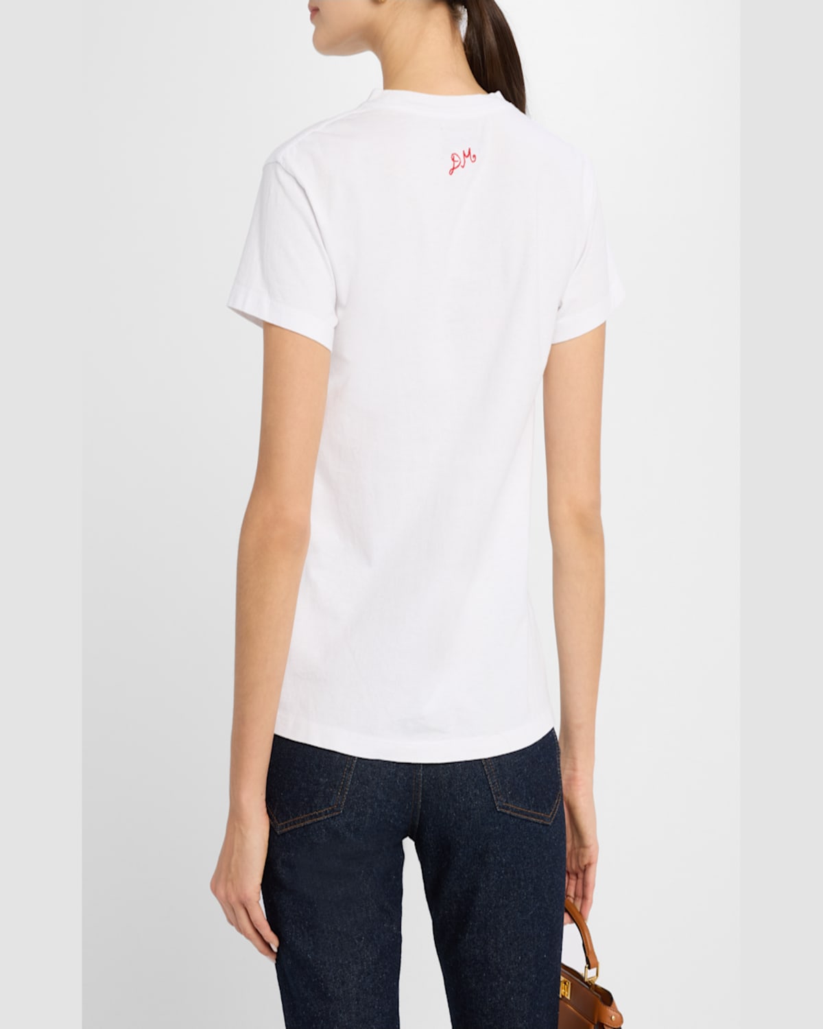 DAMSON MADDER NEGRONI SHRUNKEN CREWNECK TEE 