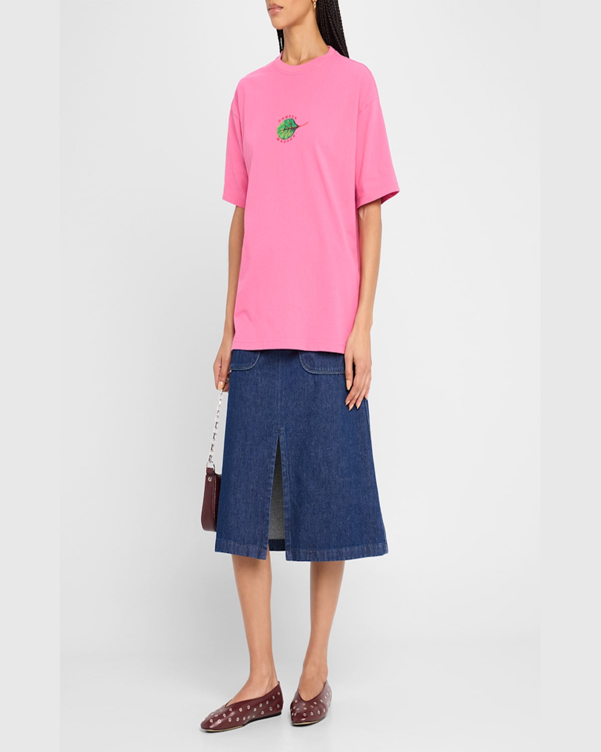 DAMSON MADDER SALAD CREWNECK BOYFRIEND TEE 