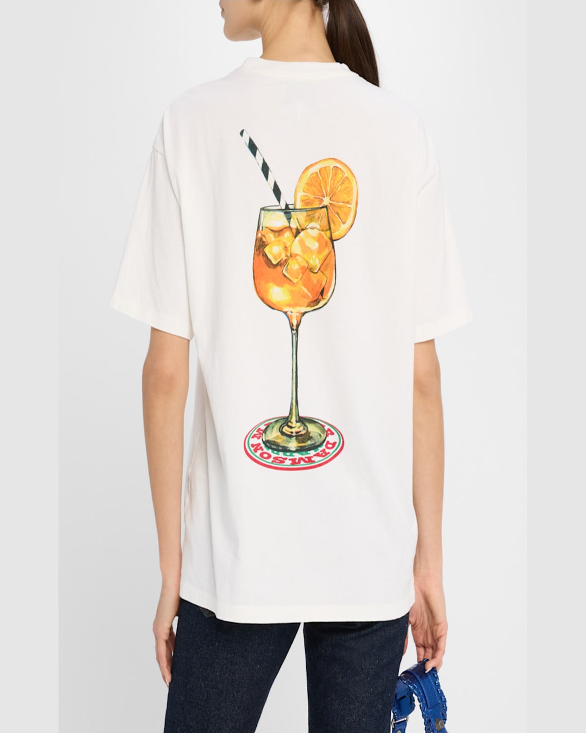 DAMSON MADDER SPRITZ CREWNECK BOYFRIEND TEE 