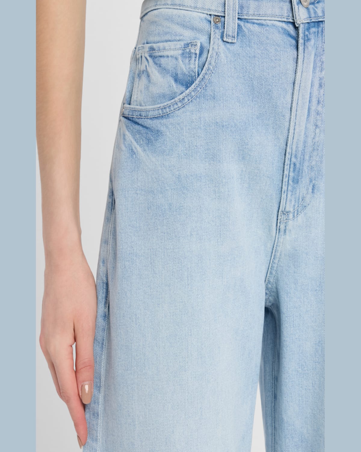 Paige Arellia Ankle Jeans With Wide Undone Hem In Fernanda With Wide Undone Hem
