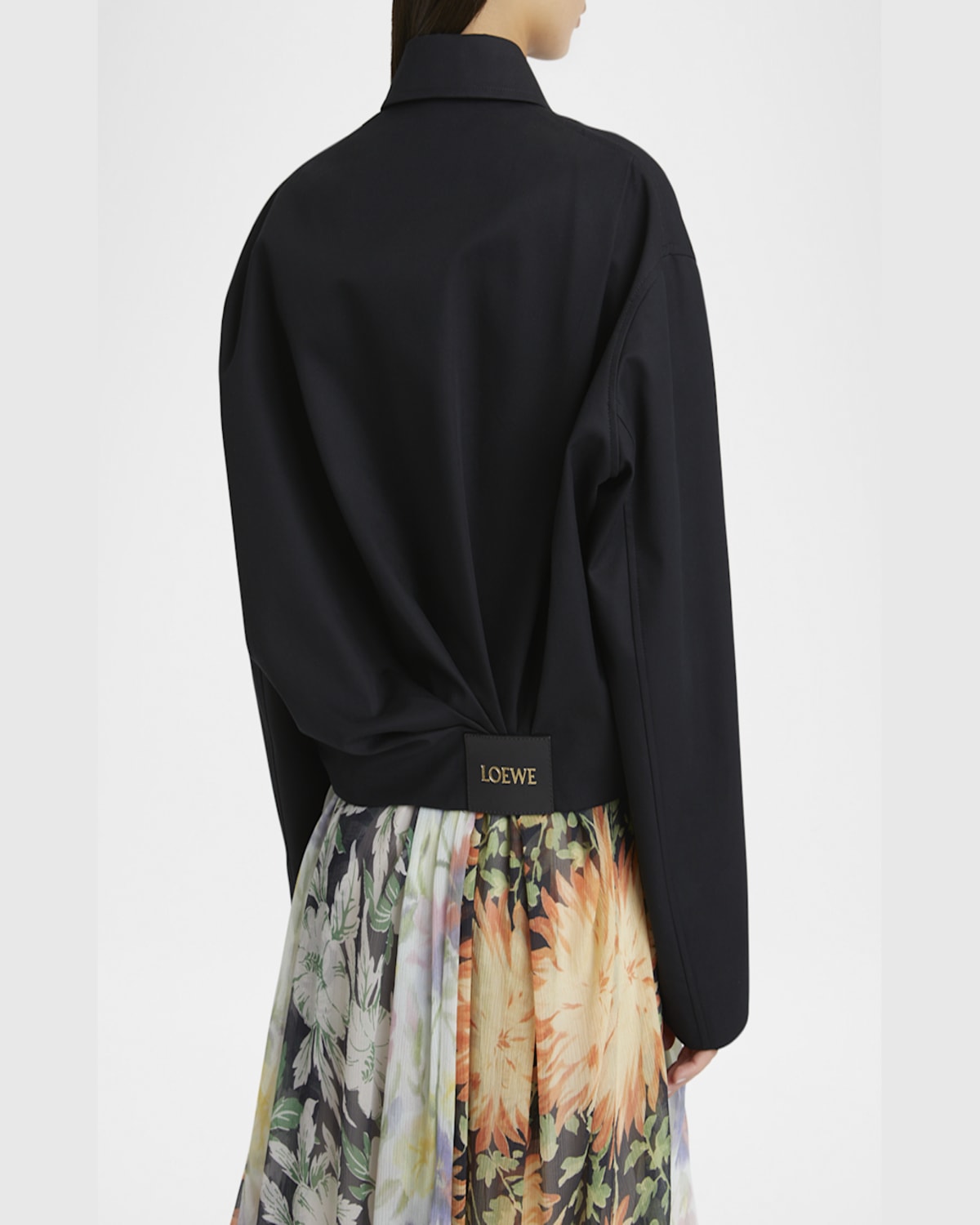 LOEWE GATHERED ZIP-UP JACKET 