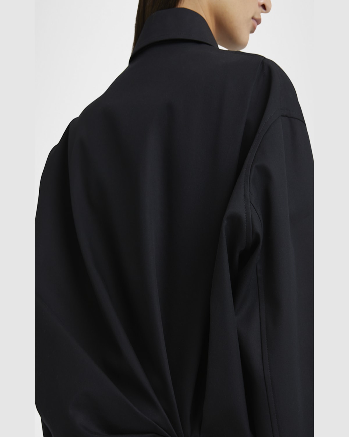LOEWE GATHERED ZIP-UP JACKET 