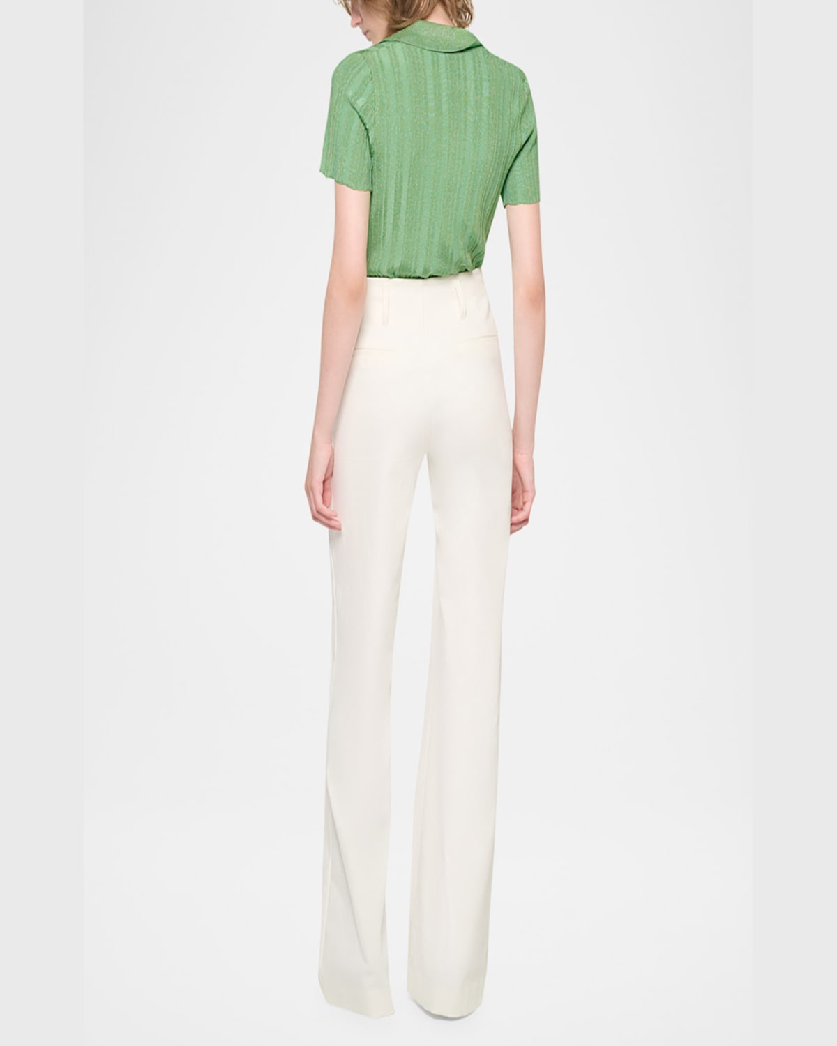 As By Df Casablanca Straight-leg Trousers In White
