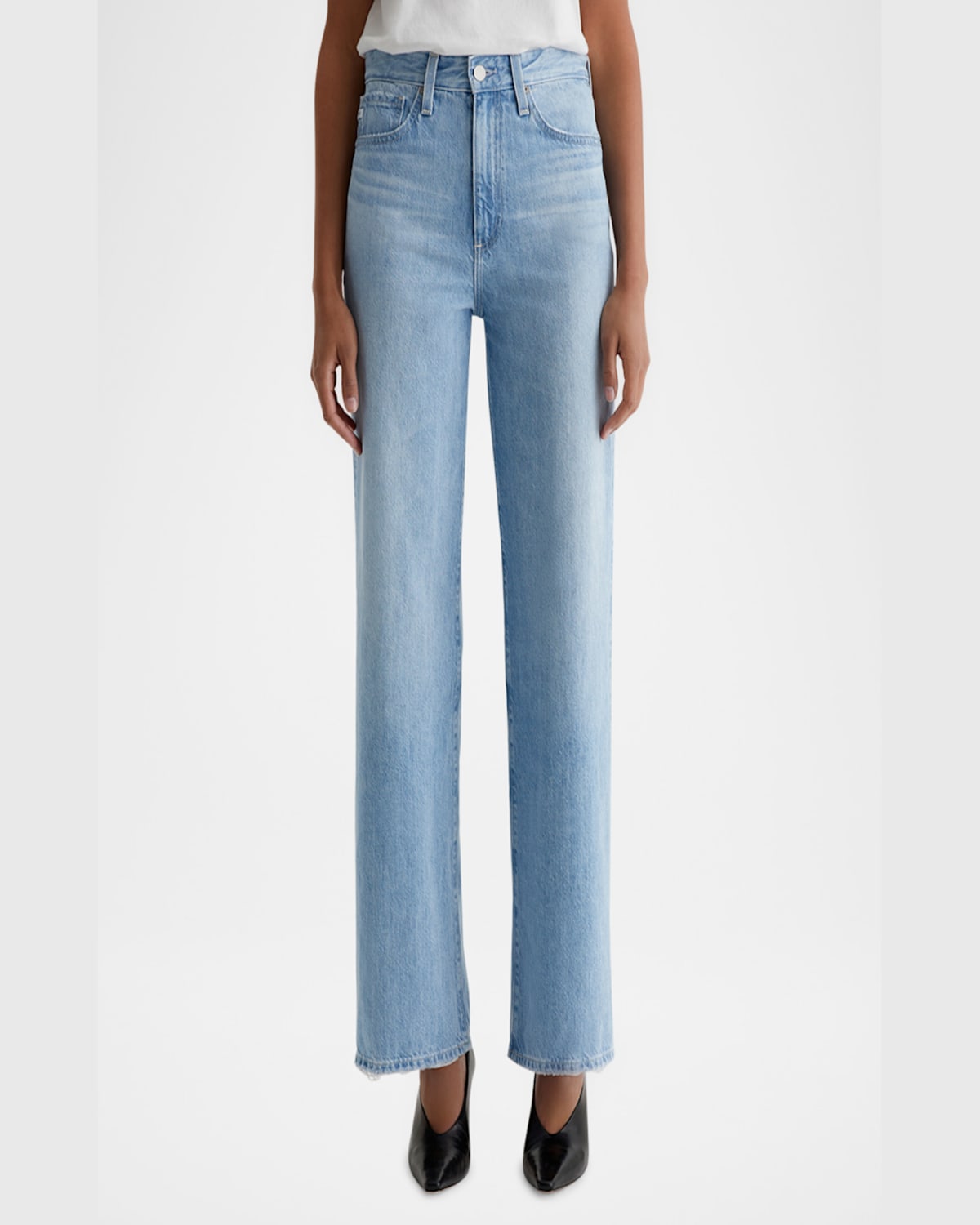 Ag Kora Wide-leg Jeans In Recall