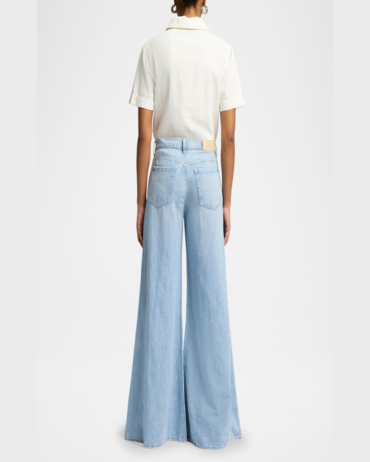 Shop 7 For All Mankind Willow Wide-leg Split Pants In Kansas