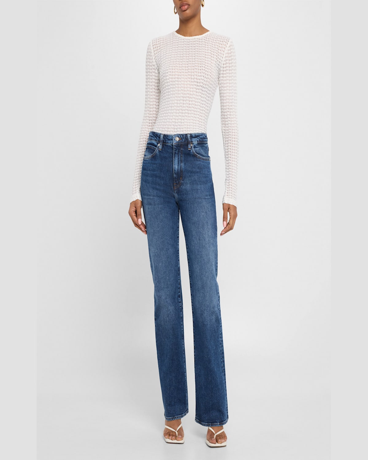 Frame The Arrow Bootcut Jeans In Rival