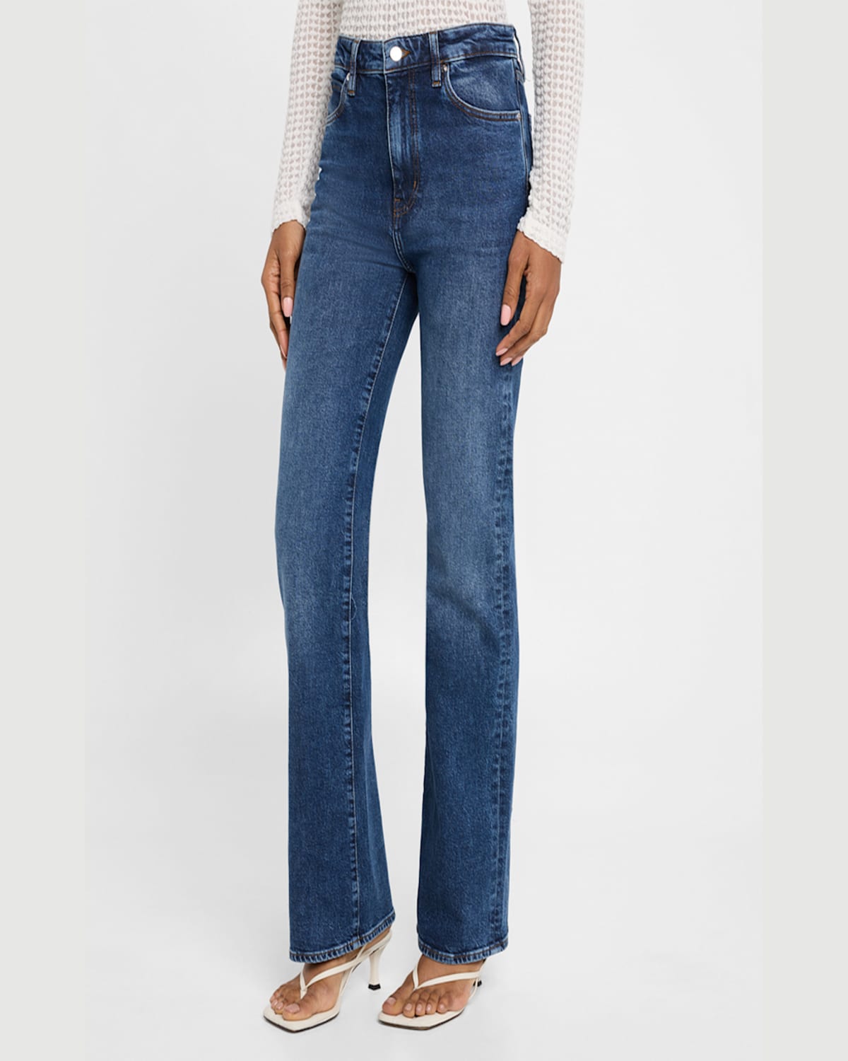 Frame The Arrow Bootcut Jeans In Rival