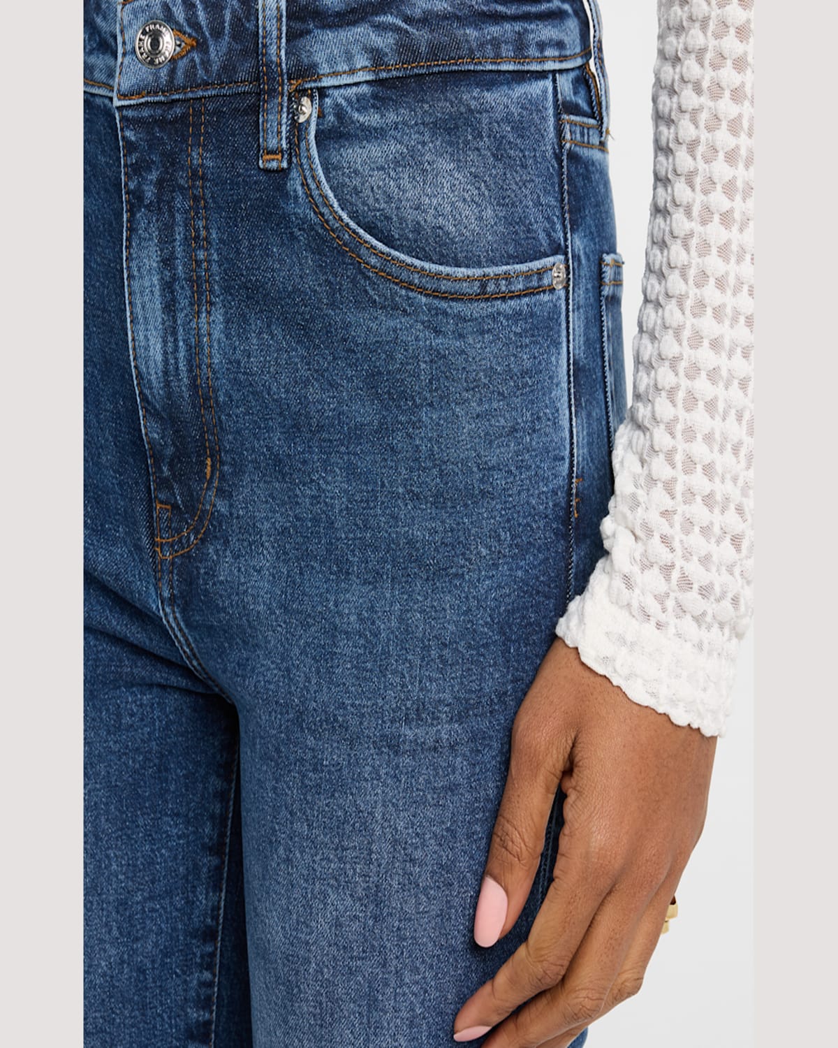 Frame The Arrow Bootcut Jeans In Rival