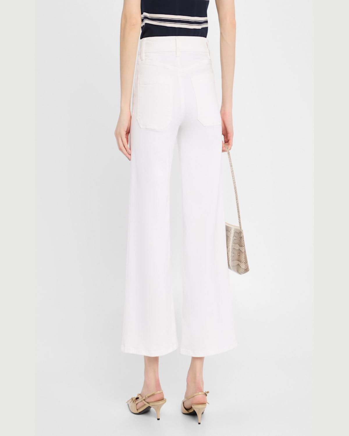 FRAME PIXIE SLIM PALAZZO JEANS 