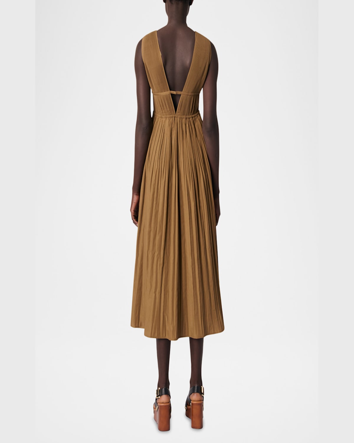 MAJE REONYA MIDI DRESS