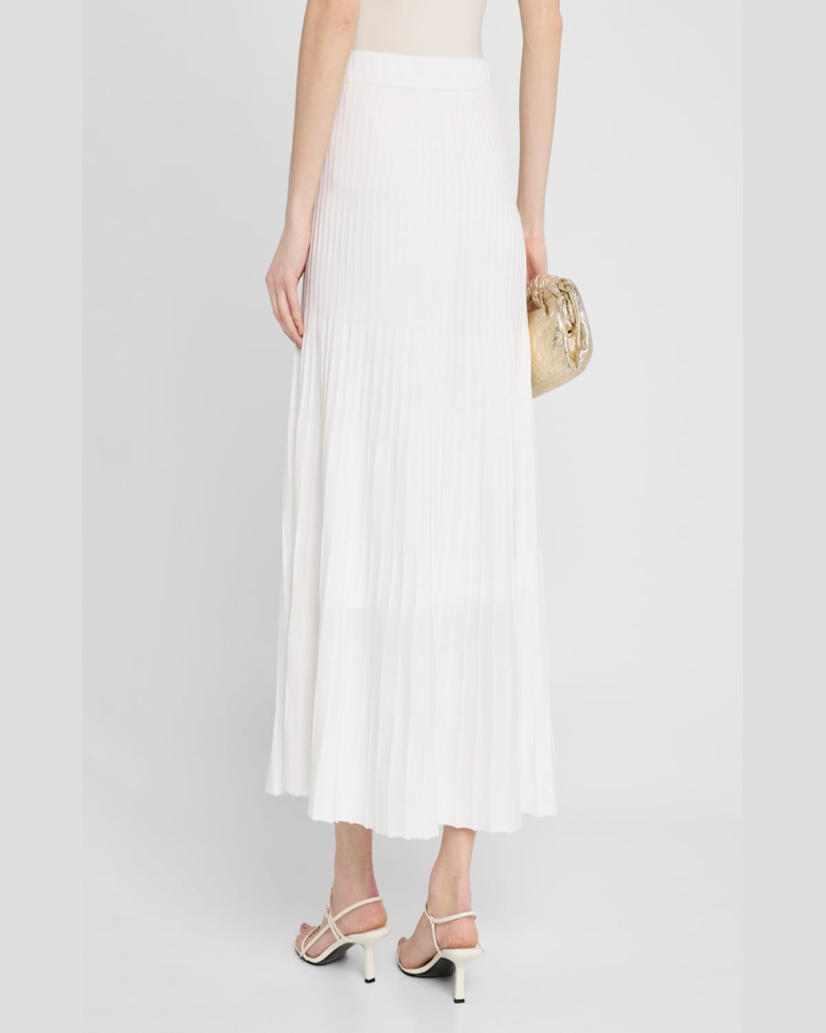 MISOOK HERITAGE-FIT RIBBED KNIT MIDI SKIRT