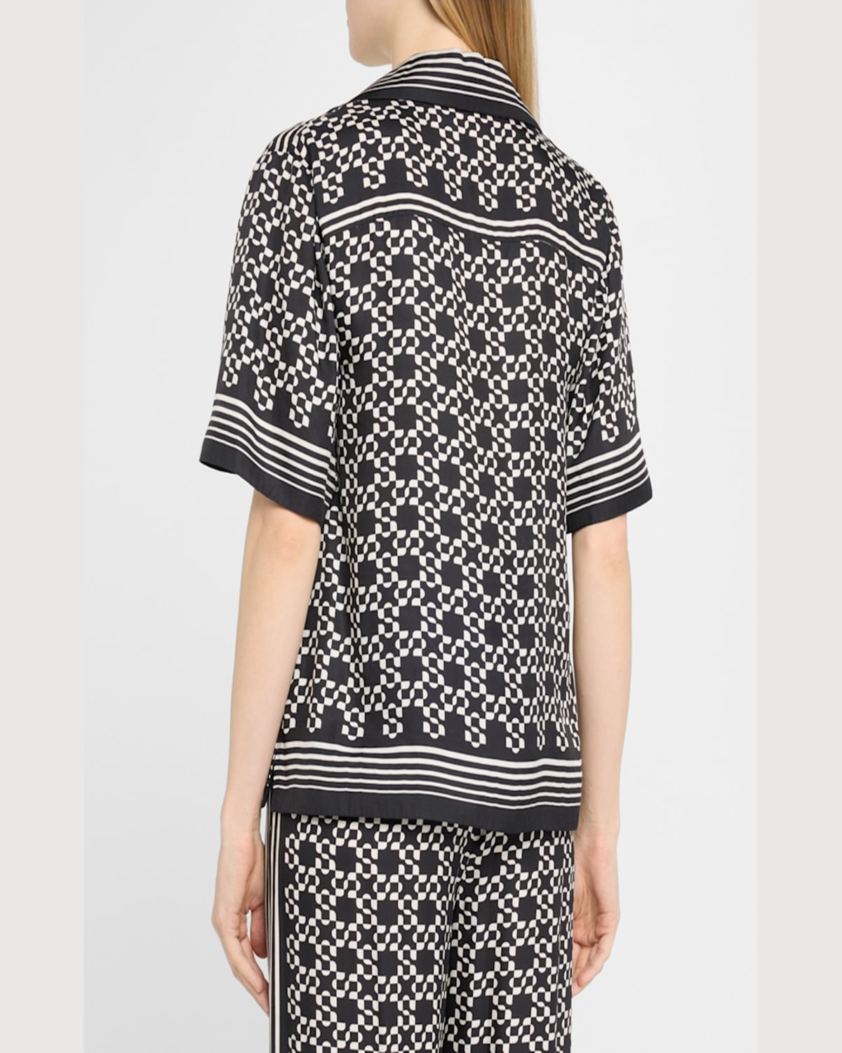 Shop Simkhai Koda Button-front Shirt In Sand