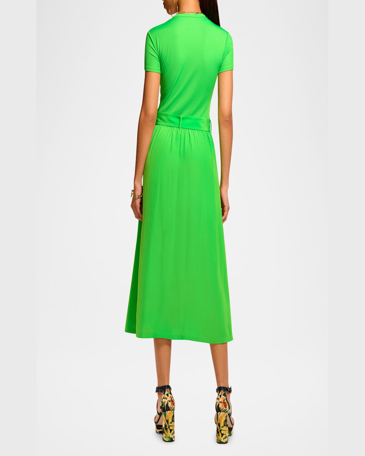 RAMY BROOK SYLVIE BELTED MIDI DRESS 
