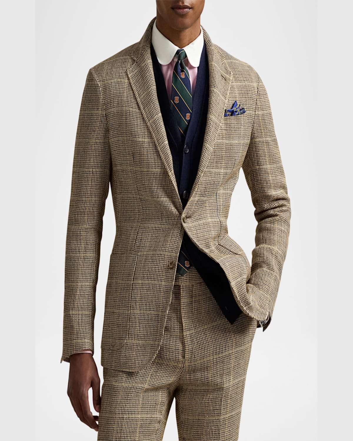 Polo Ralph Lauren Men's Polo Soft Tailored Tic-weave Sport Coat In Multi