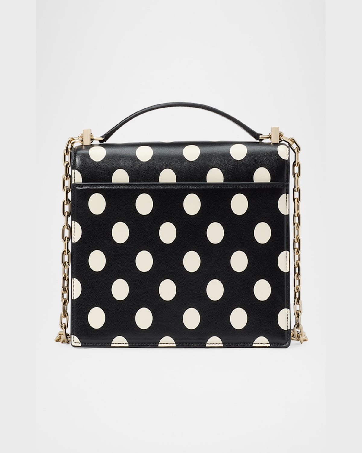 Kate Spade New York Deco Dot Chain Strap Shoulder Bag In Black Multi.