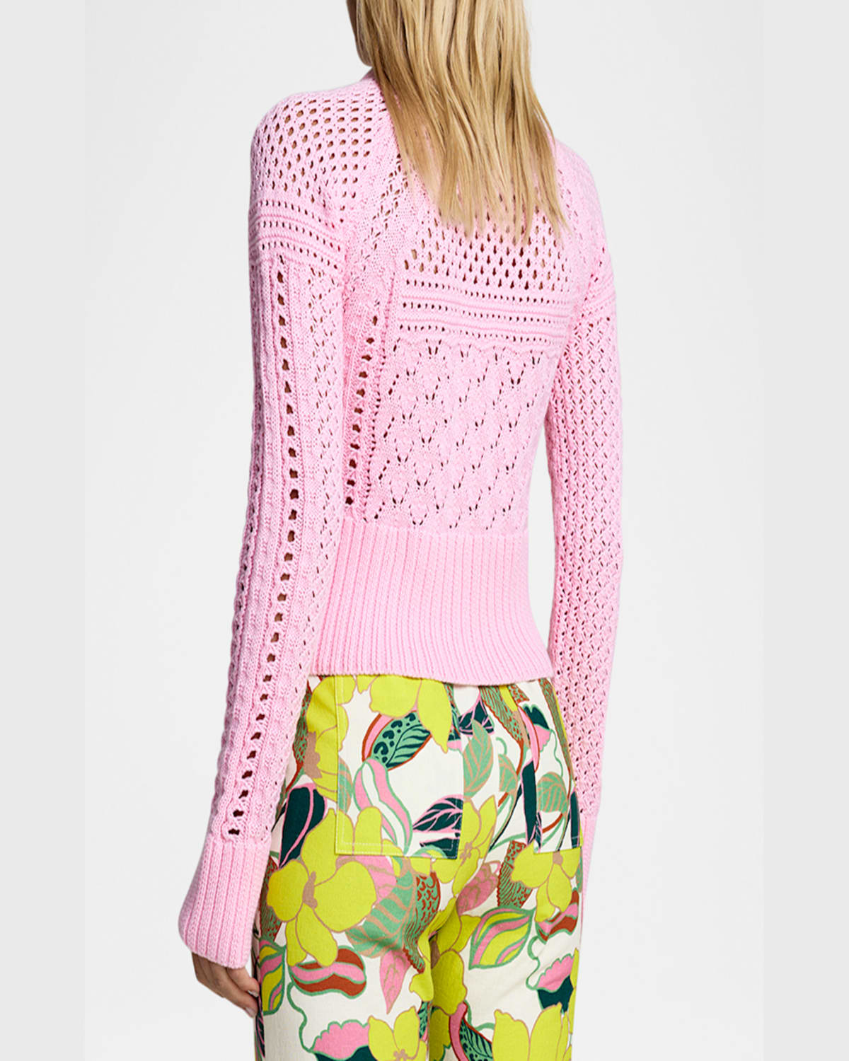 SMYTHE CROCHET CARDIGAN 