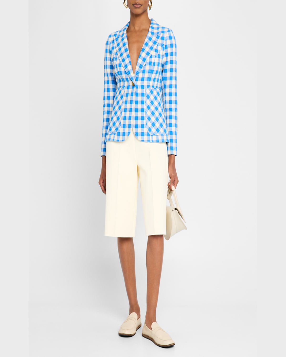 SMYTHE PATCH POCKET DUCHESS BLAZER WITH ELBOW PATCHES 
