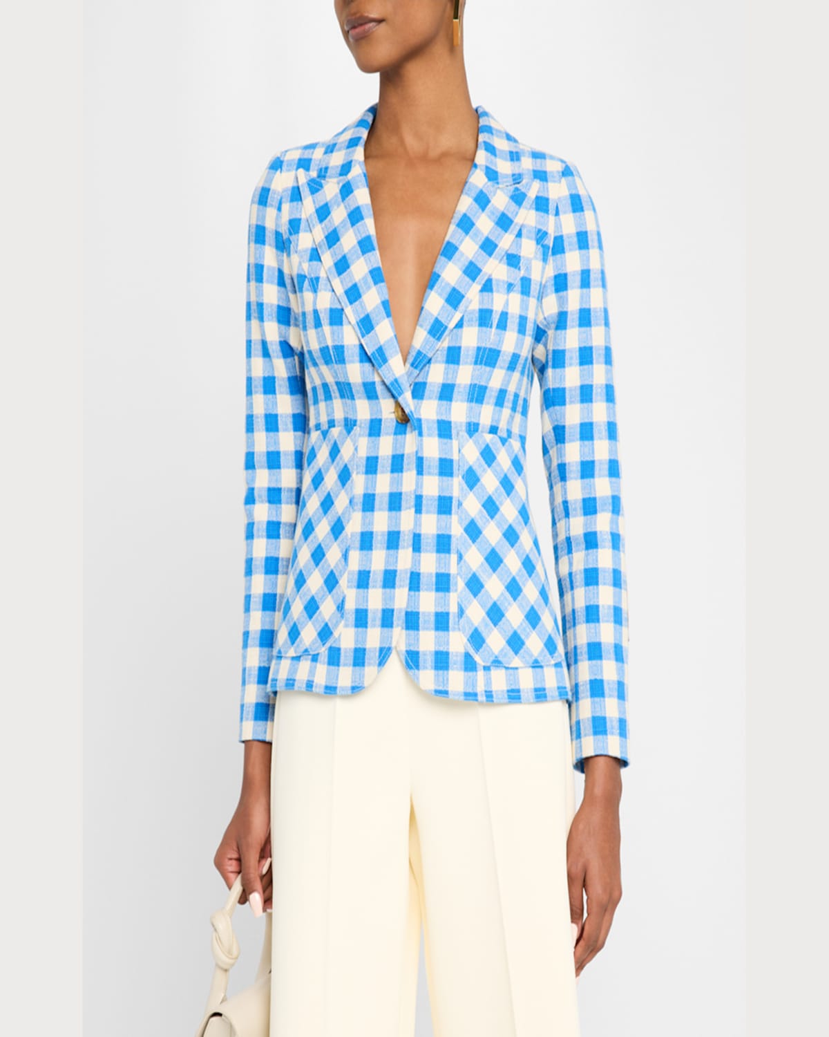 SMYTHE PATCH POCKET DUCHESS BLAZER WITH ELBOW PATCHES 