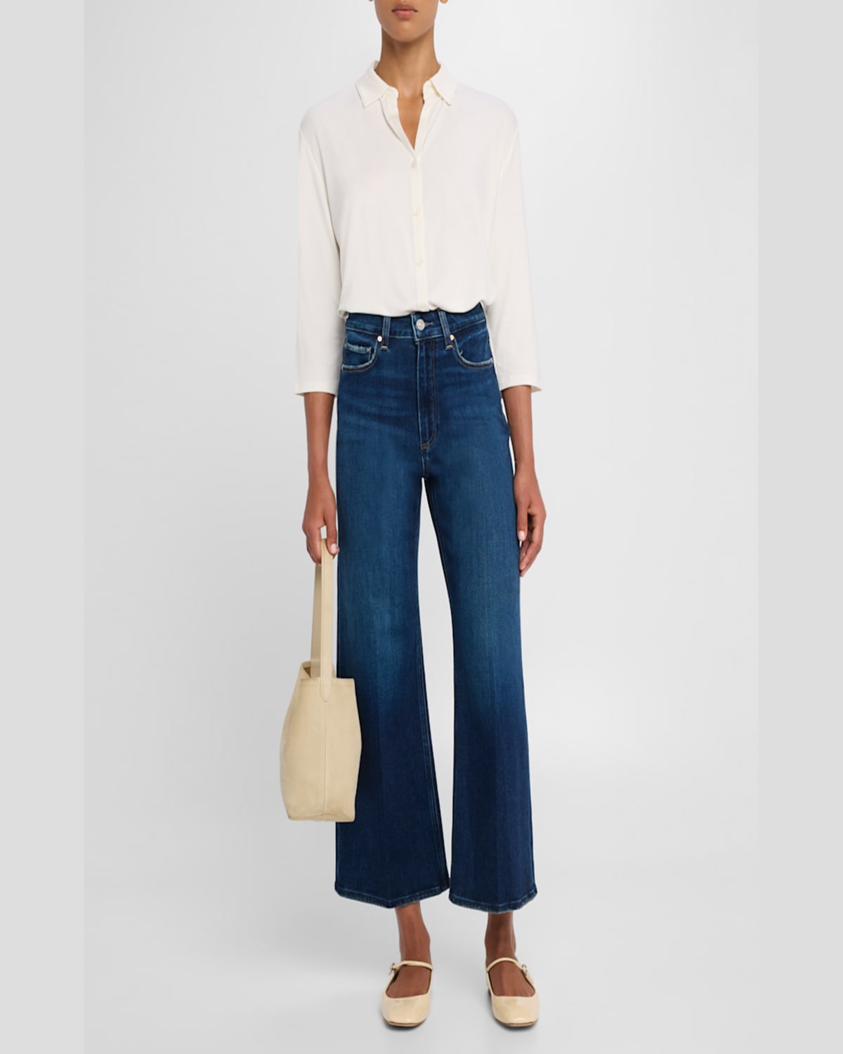 Paige Anessa Wide-leg Jeans